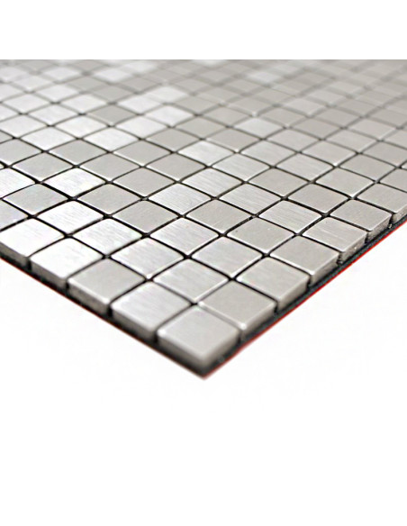 Självhäftande Metall Mosaik Silver Silk | Ekosten.se