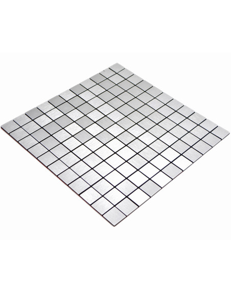 Silver Självhäftande Metall Mosaik Silk | Ekosten.se