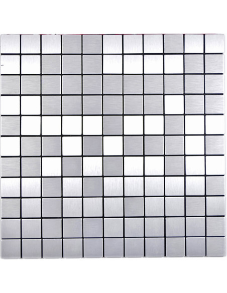 Silver Självhäftande Metall Mosaik Silk | Ekosten.se