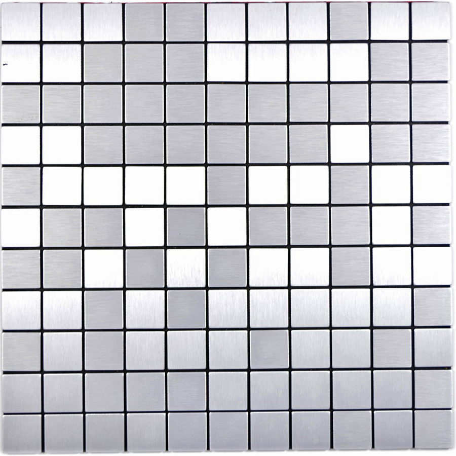 Silver Självhäftande Metall Mosaik Silk | Ekosten.se