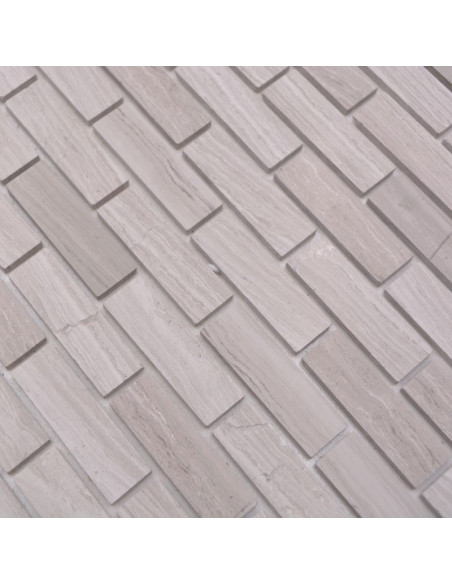 Självhäftande Mosaik Marmor Wood | Ekosten.se
