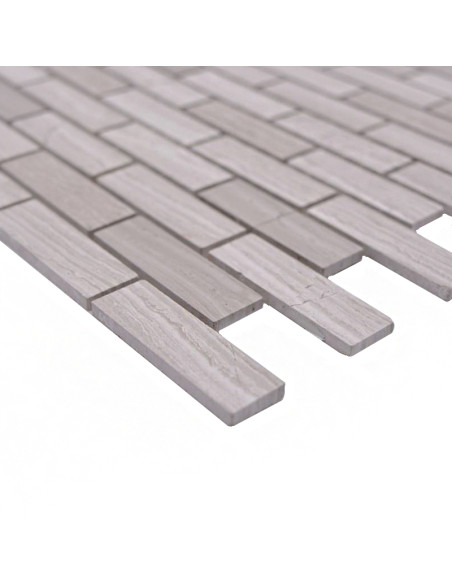Självhäftande Mosaik Marmor Wood | Ekosten.se