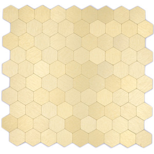 Självhäftande Guld Hexagon Mosaik | Ekosten.se