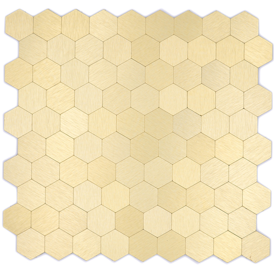 Självhäftande Guld Hexagon Mosaik | Ekosten.se
