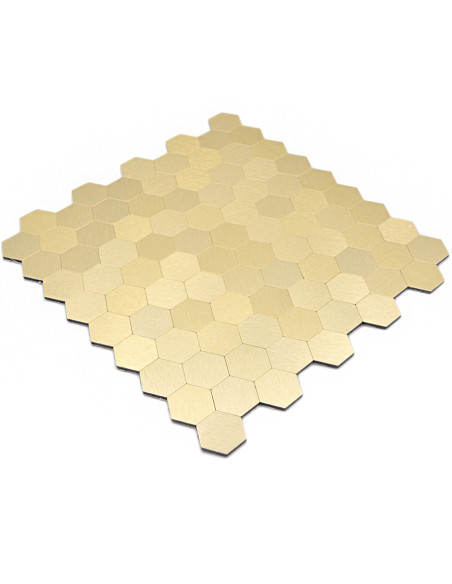 Självhäftande Guld Hexagon Mosaik | Ekosten.se
