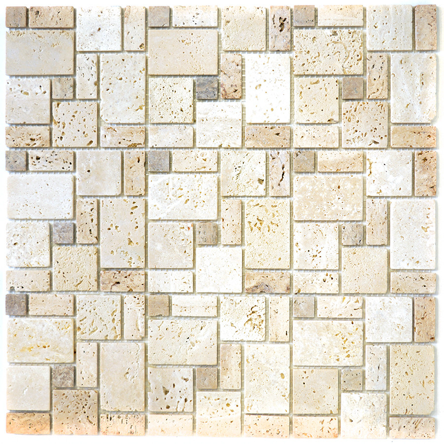 Natursten Mosaik Travertin Beige | Ekosten.se