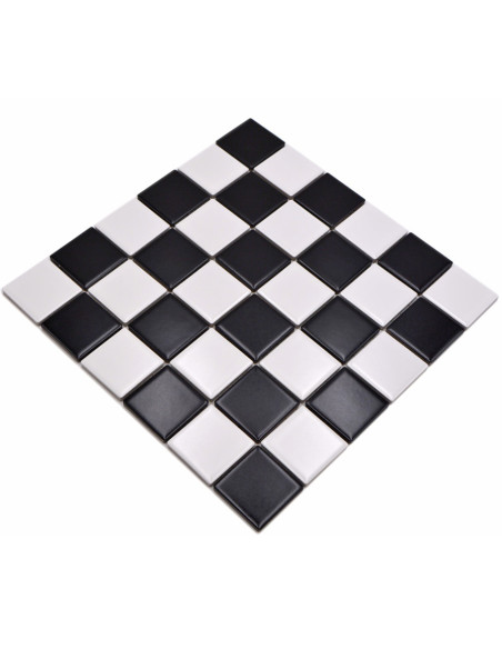 Svart Vit Klinker Mosaik Matt | Ekosten.se