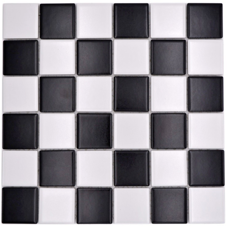 Svart Vit Klinker Mosaik Matt | Ekosten.se