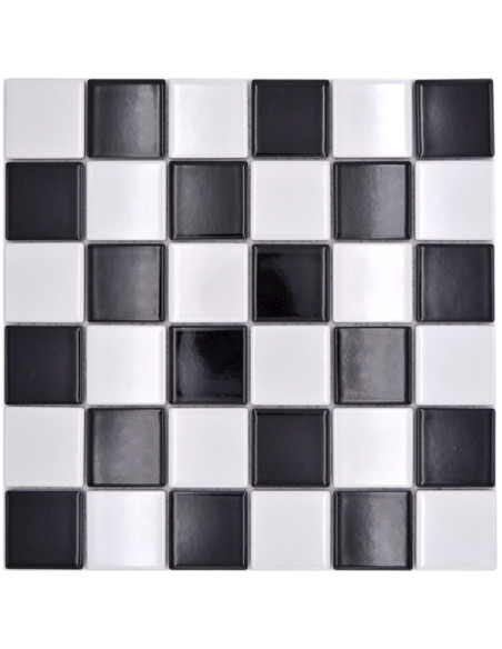 Svart Vit Klinker Mosaik Blank | Ekosten.se