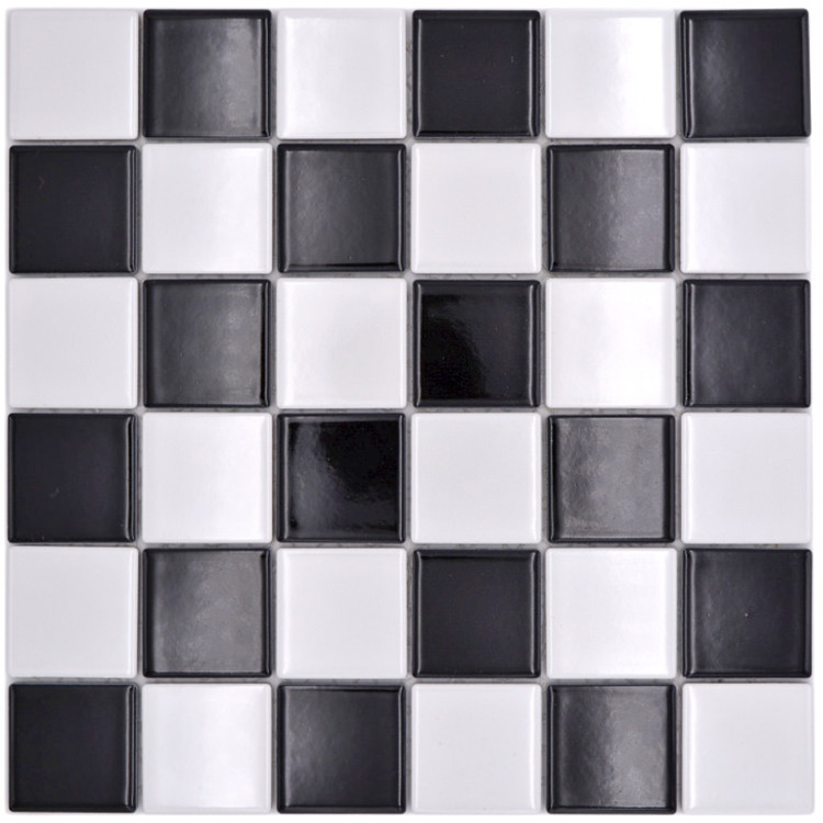 Svart Vit Klinker Mosaik Blank | Ekosten.se