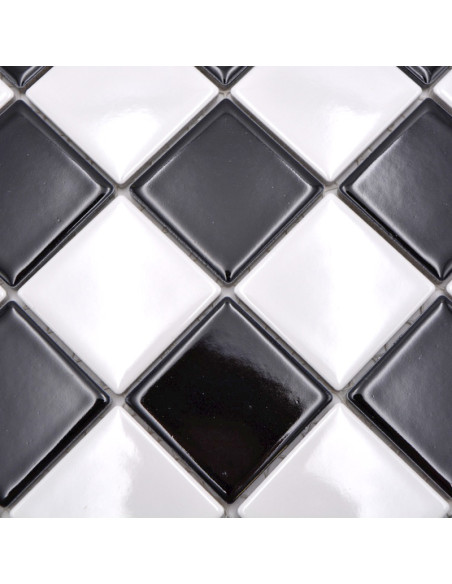 Svart Vit Klinker Mosaik Blank | Ekosten.se