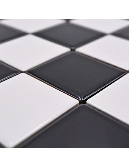 Svart Vit Klinker Mosaik Blank | Ekosten.se