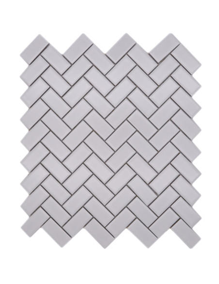 Fiskben Klinkermosaik Vit Matt | Ekosten.se