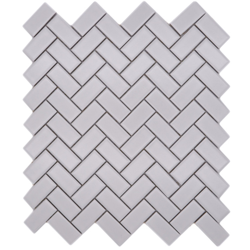 Fiskben Klinkermosaik Vit Matt | Ekosten.se