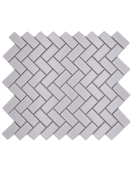 Fiskben Klinkermosaik Vit Matt | Ekosten.se