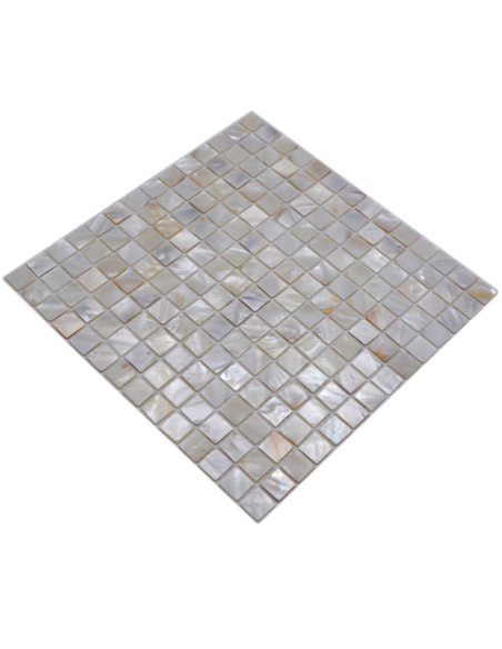 Pärlemor Mosaik Vit | Ekosten.se