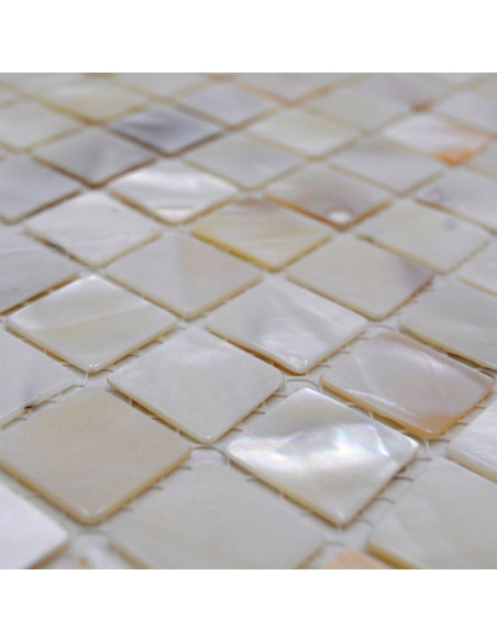 Pärlemor Mosaik Vit | Ekosten.se