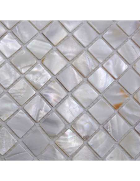 Pärlemor Mosaik Vit | Ekosten.se