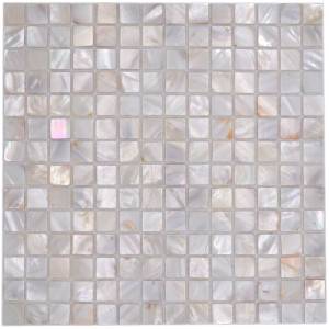 Pärlemor Mosaik Vit | Ekosten.se