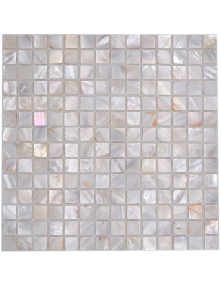 Pärlemor Mosaik Vit | Ekosten.se