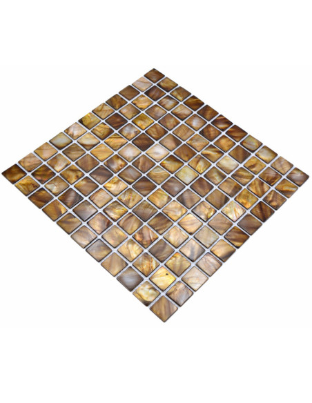 Pärlemor Mosaik Beige Brun | Ekosten.se