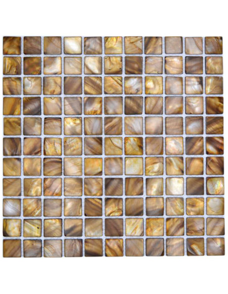 Pärlemor Mosaik Beige Brun | Ekosten.se