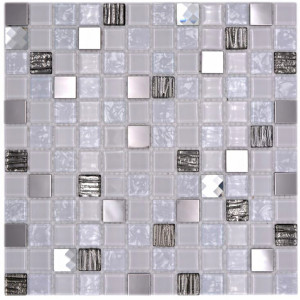 Kristall Mosaik Silver Vit | Ekosten.se