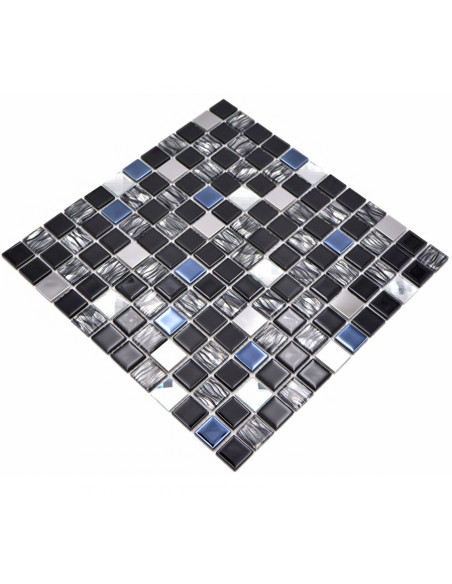 Kristall Mosaik Silver Svart | Ekosten.se