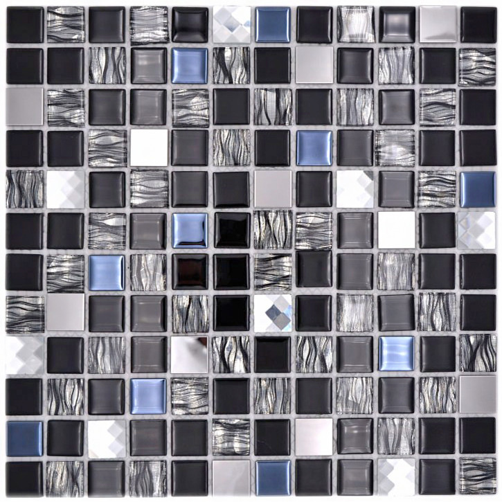 Kristall Mosaik Silver Svart | Ekosten.se