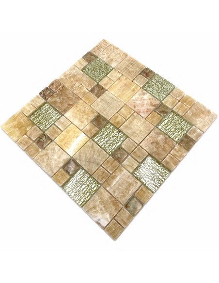 Kristall Mosaik Onyx Guld | Ekosten.se