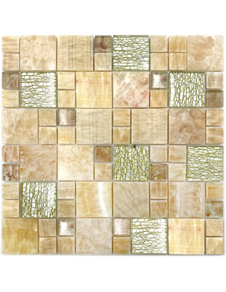 Kristall Mosaik Onyx Guld | Ekosten.se
