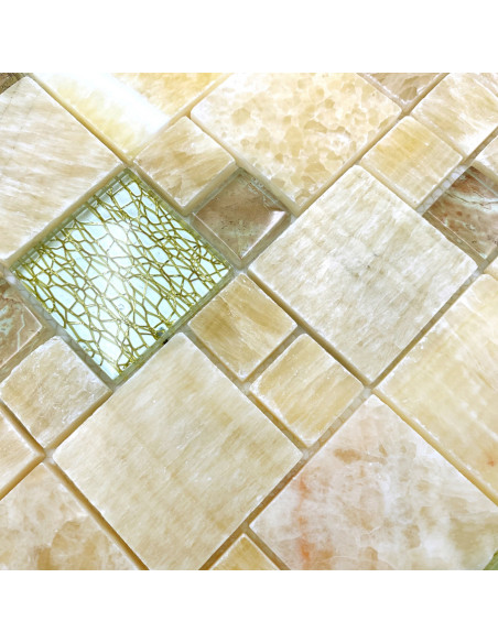 Kristall Mosaik Onyx Guld | Ekosten.se