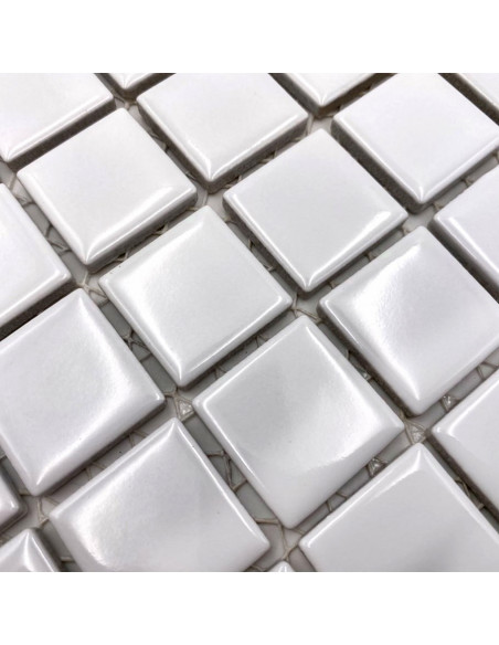 Vit Keramikmosaik Blank | Ekosten.se