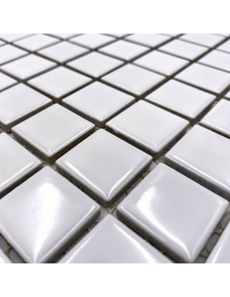 Vit Keramikmosaik Blank | Ekosten.se