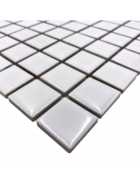 Vit Keramikmosaik Blank | Ekosten.se