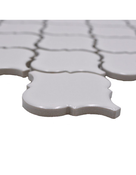 Mosaik Lantern Vit Blank | Ekosten.se