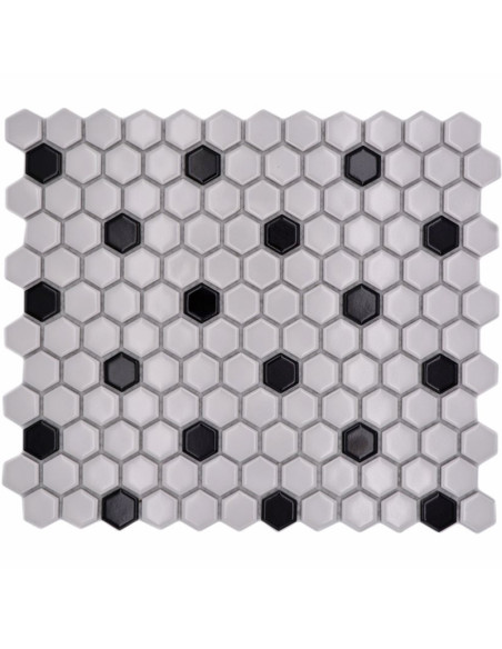 Hexagon Mosaik Dot Blank | Ekosten.se