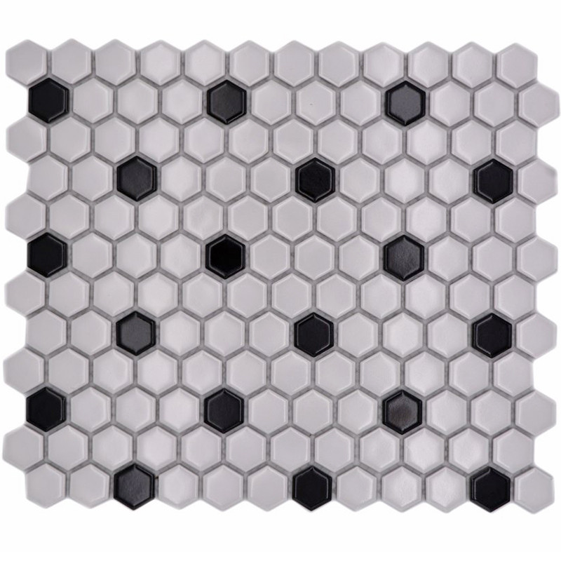 Hexagon Mosaik Dot Blank | Ekosten.se
