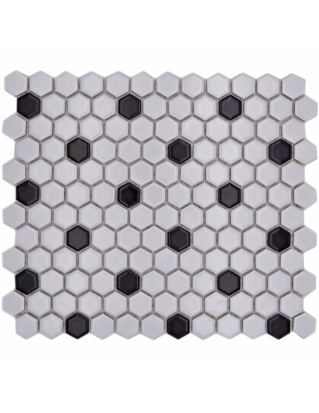 Hexagon Mosaik Dot Matt | Ekosten.se