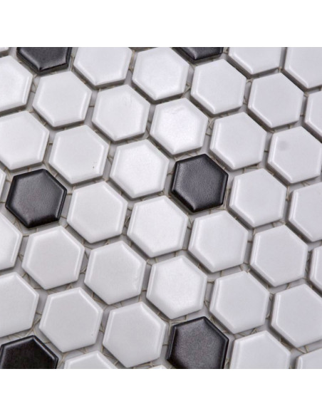 Hexagon Mosaik Dot Matt | Ekosten.se