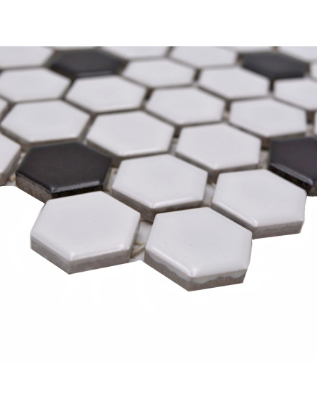 Hexagon Mosaik Dot Matt | Ekosten.se