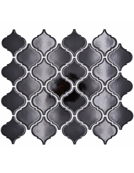 Mosaik Lantern Svart Blank | Ekosten.se
