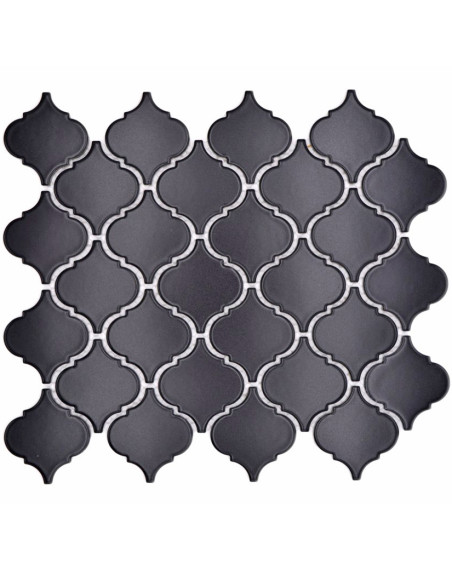 Mosaik Lantern Svart Matt | Ekosten.se