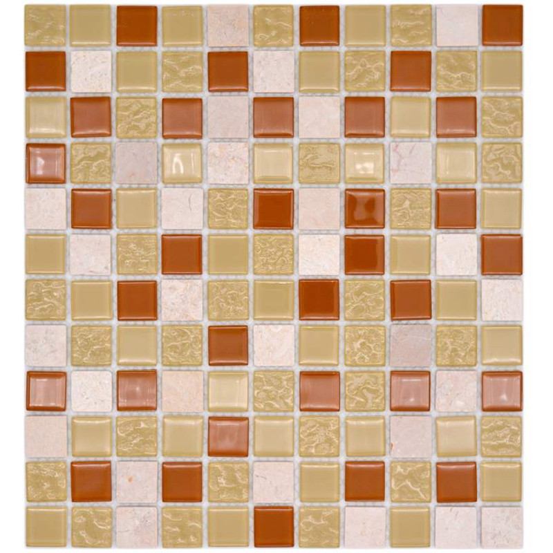 Mosaik Kristall Marmor Beige Mix | Ekosten.se