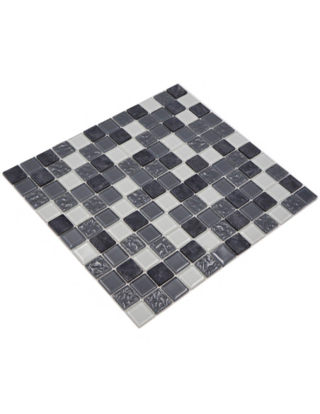 Mosaik Kristall Marmor Grå Mix | Ekosten.se