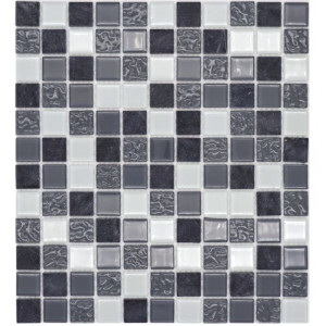 Mosaik Kristall Marmor Grå Mix | Ekosten.se