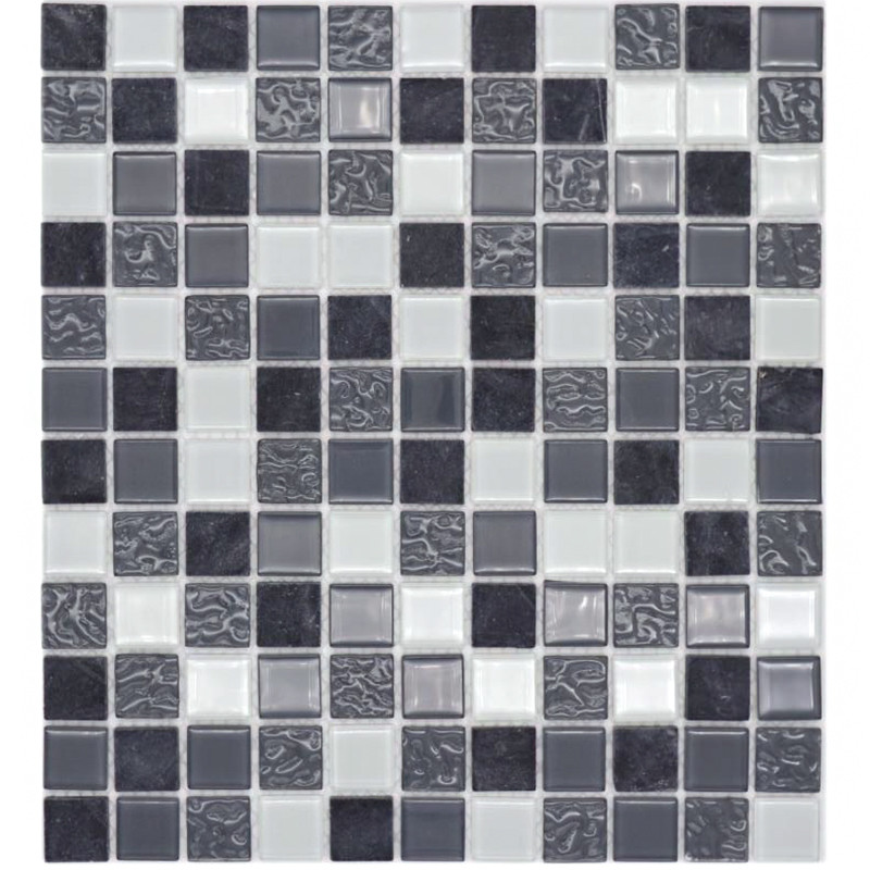 Mosaik Kristall Marmor Grå Mix | Ekosten.se