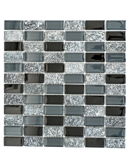 Svart Brickmosaik Kristall Skiffer | Ekosten.se