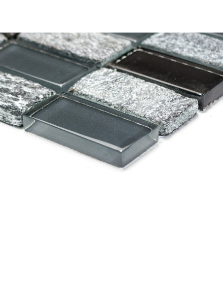 Svart Brickmosaik Kristall Skiffer | Ekosten.se
