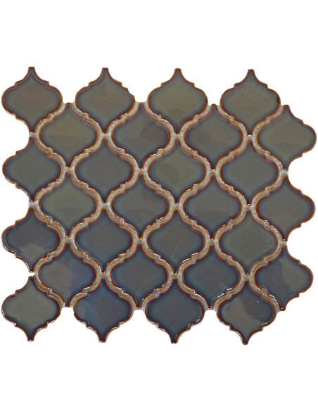 Antikgrön Mosaik Lantern Blank | Ekosten.se